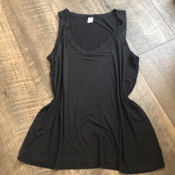 OLD NAVY BLK SLEEVELESS TANK SIZE M TALL - Picture 2 of 5
